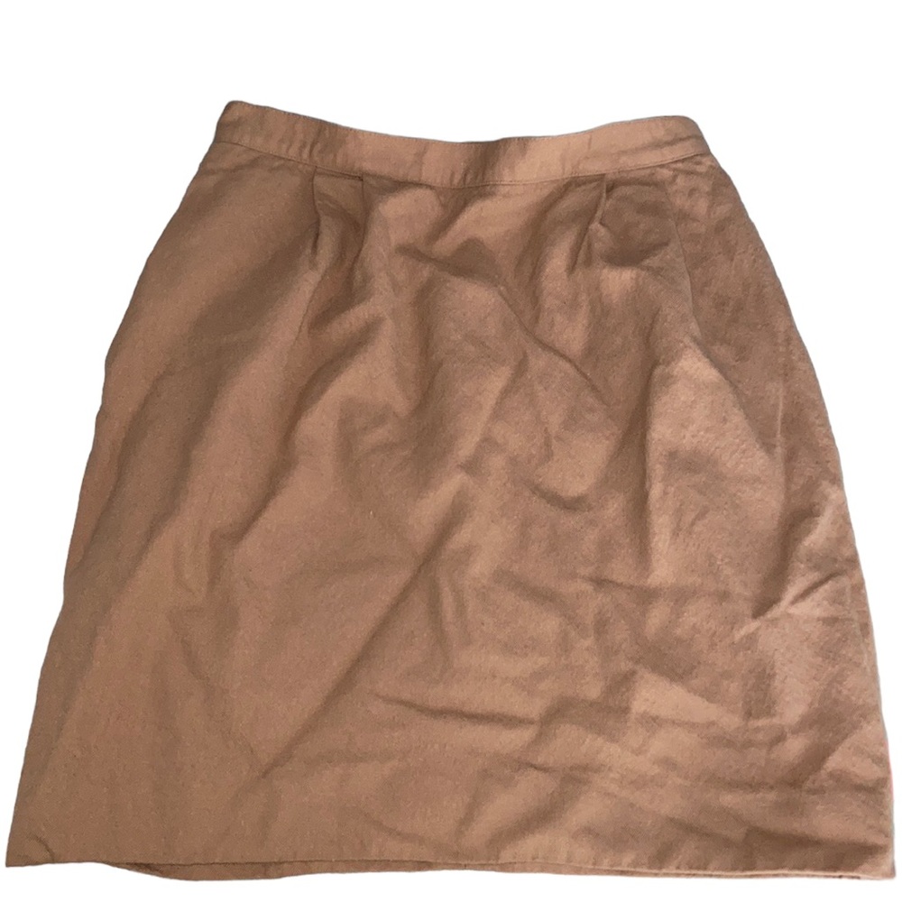 Talbots Womens Vintage Pure Wool Lined Straight Skirt Pockets Zip Size 8